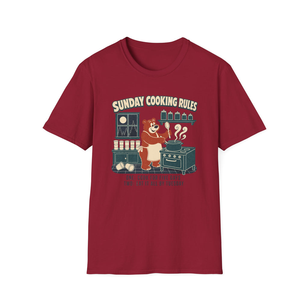 Sunday Cooking Rules T-Shirt